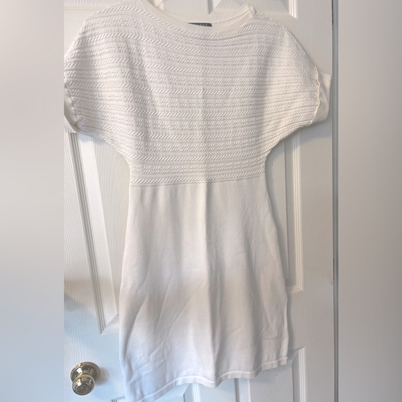 Ralph Lauren Winter White Sweater Dress - Picture 2 of 5